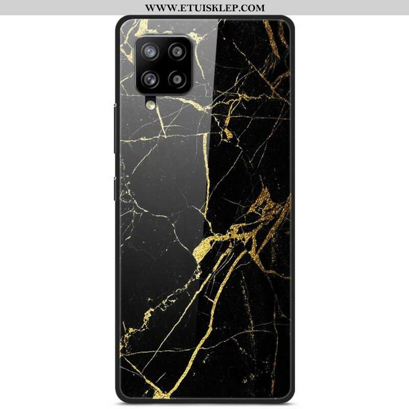 Etui do Samsung Galaxy A42 5G Szkło Hartowane Supreme Marble